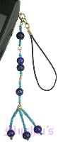 Indian beaded mobile charms - click here for large view