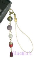 Indian beaded mobile charms - click here for large view