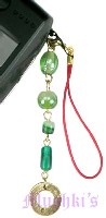 Indian beaded mobile charms - click here for large view