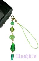 Indian beaded mobile charms - click here for large view