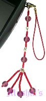Indian beaded mobile charms - click here for large view