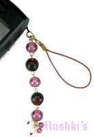 Indian beaded mobile charms - click here for large view