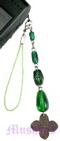 Indian beaded mobile charms - click here for large view