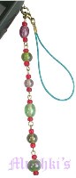 Indian beaded mobile charms - click here for large view