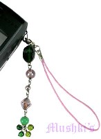 Indian beaded mobile charms - click here for large view