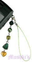 Indian beaded mobile charms - click here for large view