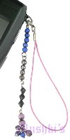 Indian beaded mobile charms - click here for large view