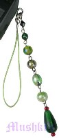 Indian beaded mobile charms - click here for large view