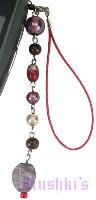 Indian beaded mobile charms - click here for large view