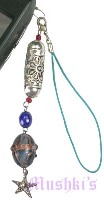 Indian beaded mobile charms - click here for large view