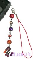 Indian beaded mobile charms - click here for large view
