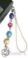 Indian beaded mobile charms - click here for large view