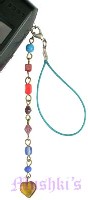 Indian beaded mobile charms - click here for large view