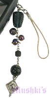 Indian beaded mobile charms - click here for large view