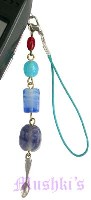 Indian beaded mobile charms - click here for large view