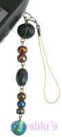 Indian beaded mobile charms - click here for large view