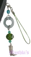 Indian beaded mobile charms - click here for large view