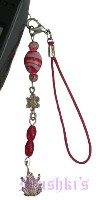 Indian beaded mobile charms - click here for large view
