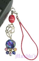 Indian beaded mobile charms - click here for large view