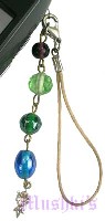 Indian beaded mobile charms - click here for large view
