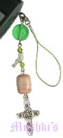 Indian beaded mobile charms - click here for large view