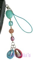 Indian beaded mobile charms - click here for large view