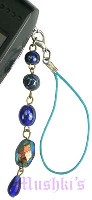 Indian beaded mobile charms - click here for large view