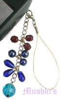 Indian beaded mobile charms - click here for large view