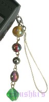 Indian beaded mobile charms - click here for large view