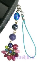 Indian beaded mobile charms - click here for large view
