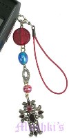 Indian beaded mobile charms - click here for large view