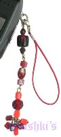 Indian beaded mobile charms - click here for large view