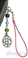 Indian beaded mobile charms - click here for large view