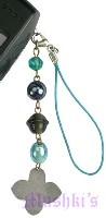 Indian beaded mobile charms - click here for large view