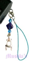 Indian beaded mobile charms - click here for large view