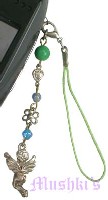 Indian beaded mobile charms - click here for large view