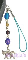 Indian beaded mobile charms - click here for large view