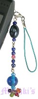 Indian beaded mobile charms - click here for large view