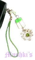 Indian beaded mobile charms - click here for large view