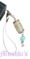 Indian beaded mobile charms - click here for large view