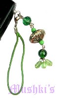 Indian beaded mobile charms - click here for large view