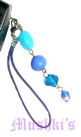 Indian beaded mobile charms - click here for large view