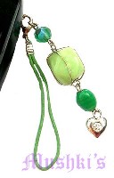 Indian beaded mobile charms - click here for large view