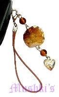 Indian beaded mobile charms - click here for large view