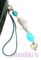 Indian beaded mobile charms - click here for large view