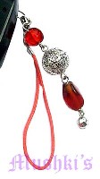 Indian beaded mobile charms - click here for large view