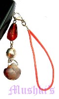 Indian beaded mobile charms - click here for large view