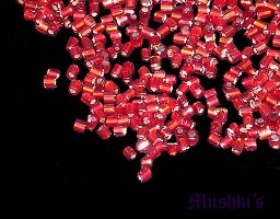 Indian glass 2-cut beads - click here for large view