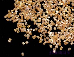 Indian glass 2-cut beads - click here for large view