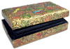 Hand painted wooden jewelry & pill box - click here for large view